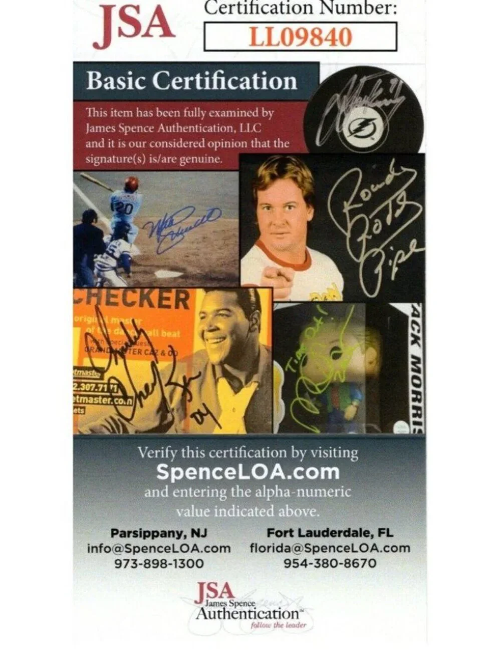 Busta Rhymes Signed Ele2 CD Slab JSA Beckett Cert